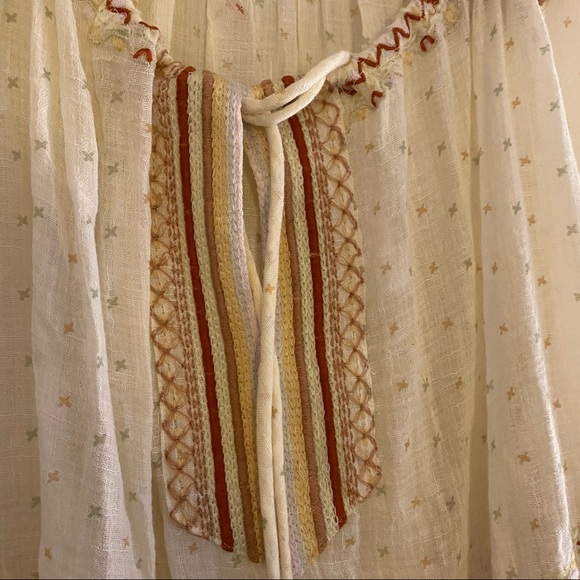 NWT - FREE PEOPLE - Talia Embroidered Blouse - Picture 11 of 12